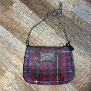 Coach Poppy Tartan Sequin Bag